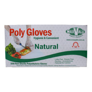 Poly Gloves Non-Sterile Polyethylene Clear