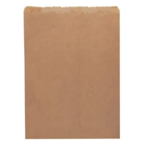 3 Long Flat Brown Paper Bags 500pc/pack