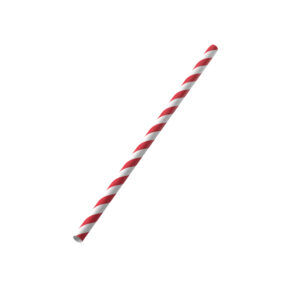 Papers Straws - Red Stripe